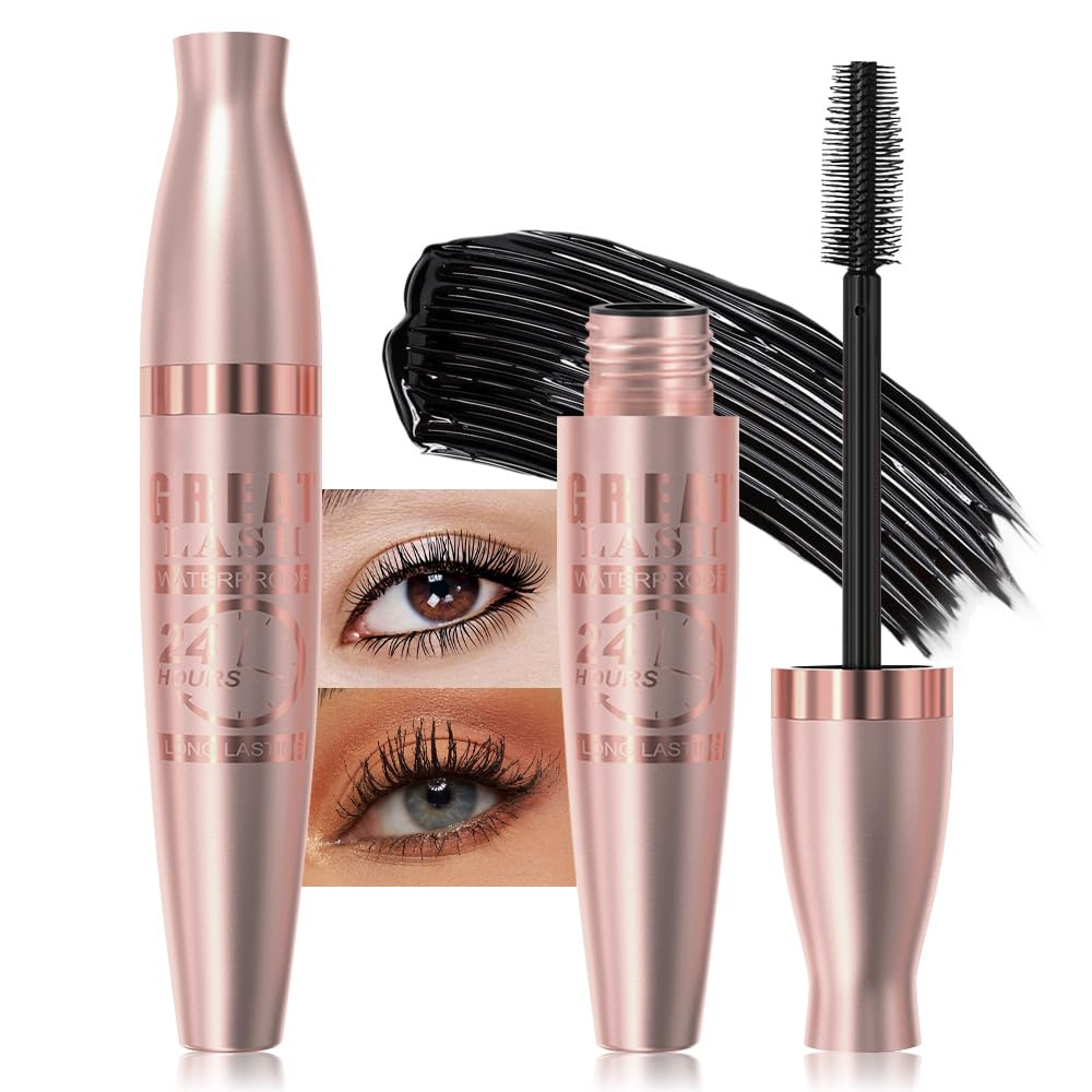 Waterproof Voluminous Original Volume Building Mascara Makeup (Black)