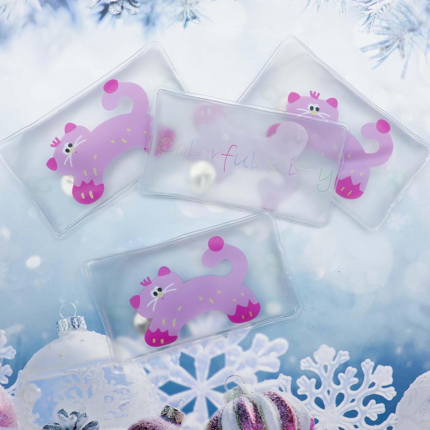 Hand Warmers Reusable, Reusable Heat Pack, Reusable Hand Warmers, Heat Packs for Hands, Heat Packs, Heat Packs for Cold Weather, Hand Click Gel Warmers, Instant Heat Packs (Pink)