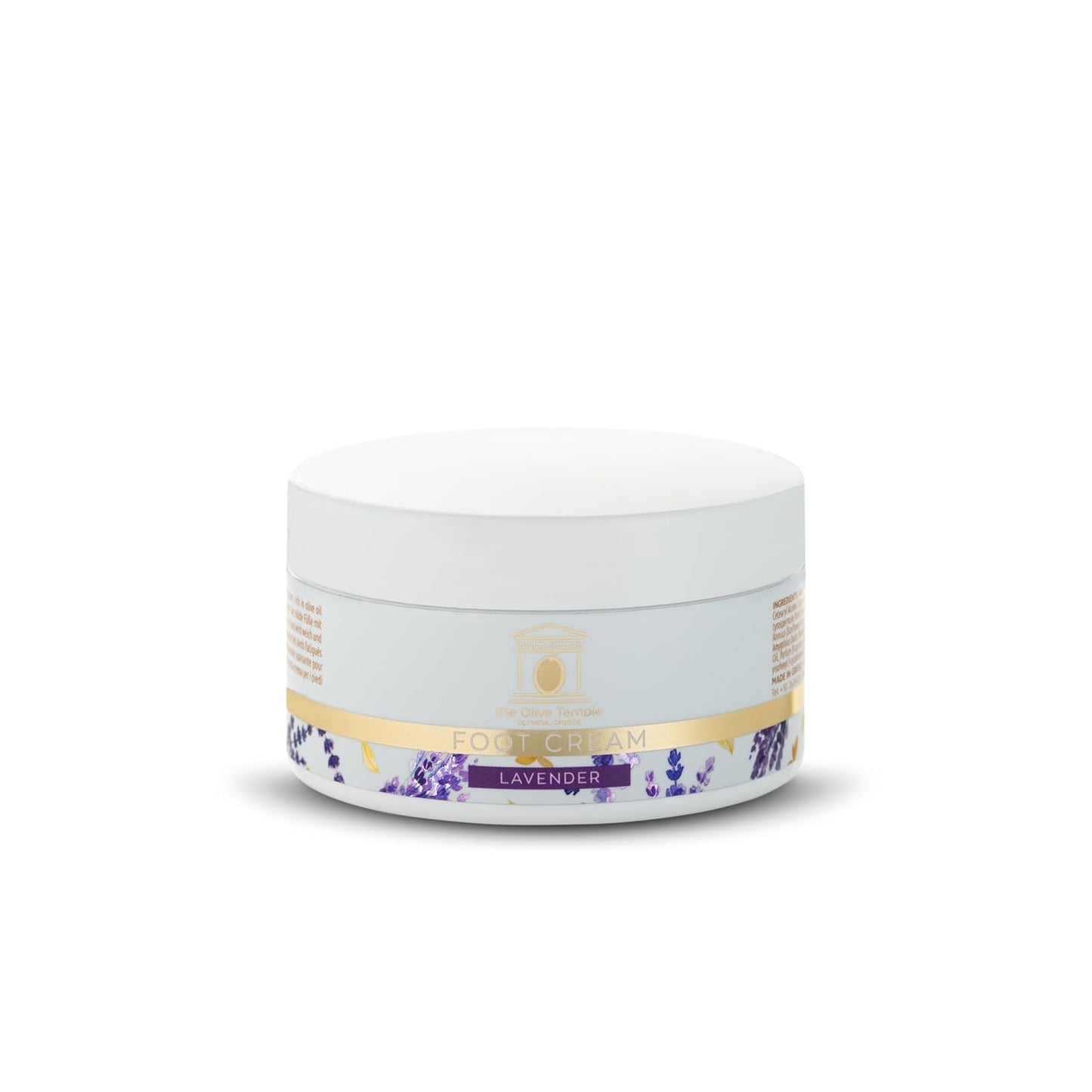 Hydrating Foot Cream with Olive Oil and Lavender, 100 ml (3.38 fl oz)