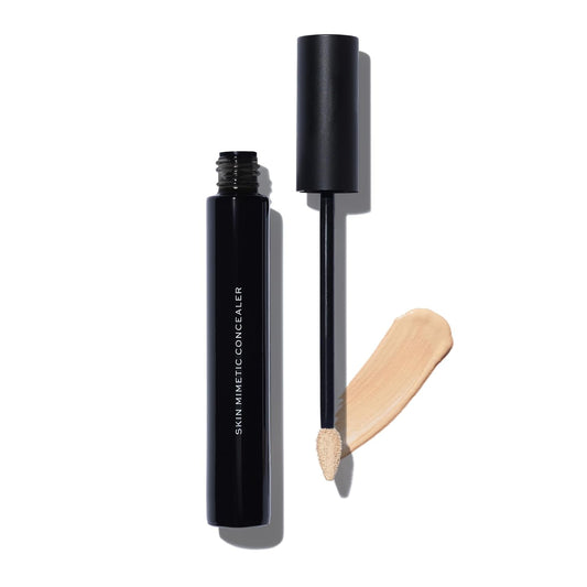 MAKE Beauty Skin Mimetic Concealer Buildable Medium Coverage Hydrating Concealer for Dark Circles Spot Concealing Brightening Crease-Free, Including Mature Skin. Radiant Finish. 04 Light Warm
