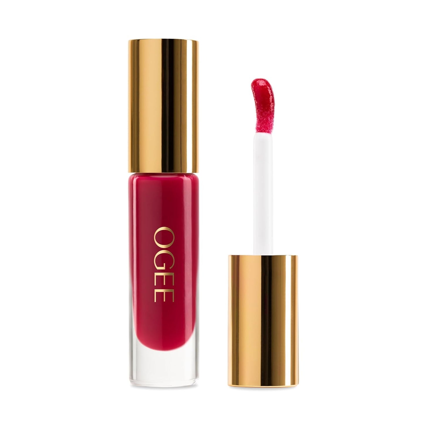 Ogee Beyond Clean Lip Gloss - Certified Organic Lip Gloss for Women - Effortlessly Plump, Hydrate & Add High-Shine Color, Thistle - Sheer Vibrant Pink