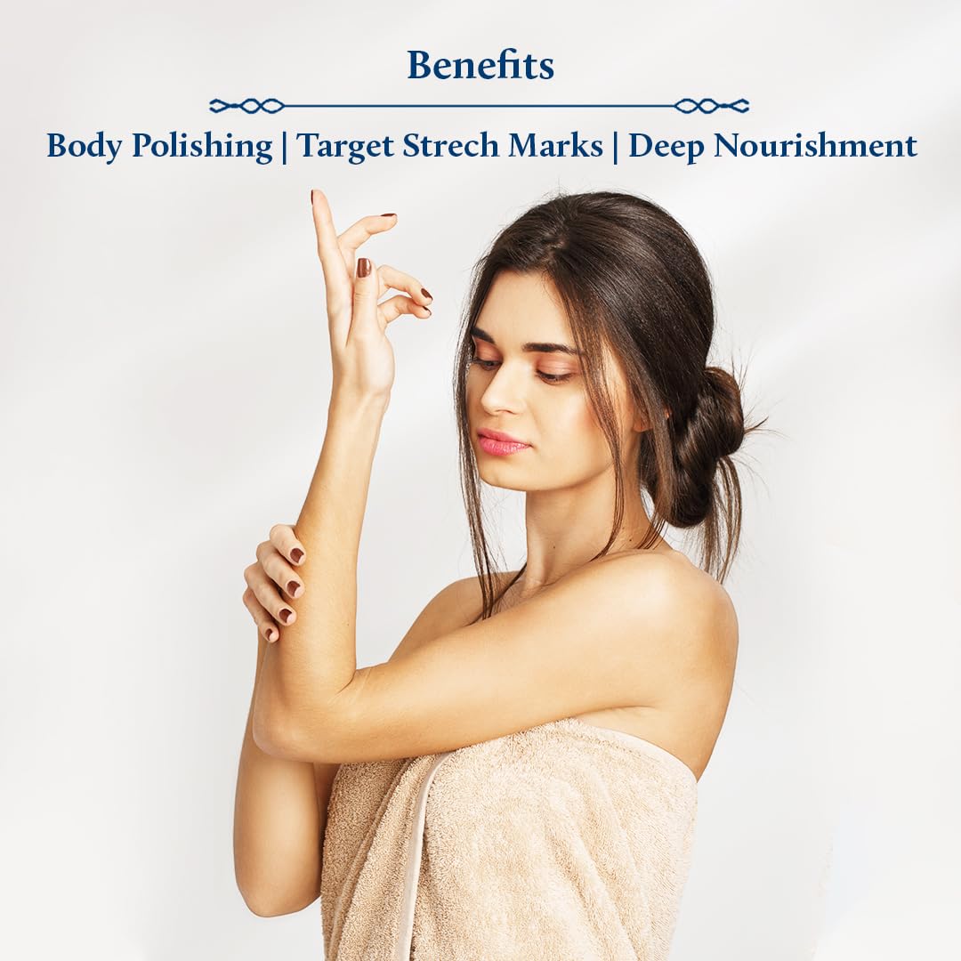 Blue Nectar Kumkumadi Body Oil for Glowing Skin | Moisturizing Oil for Dry Skin with Relaxing Aroma | Plant Based Body Oil for Women & Men (12 Herbs, 6.76 fl oz)