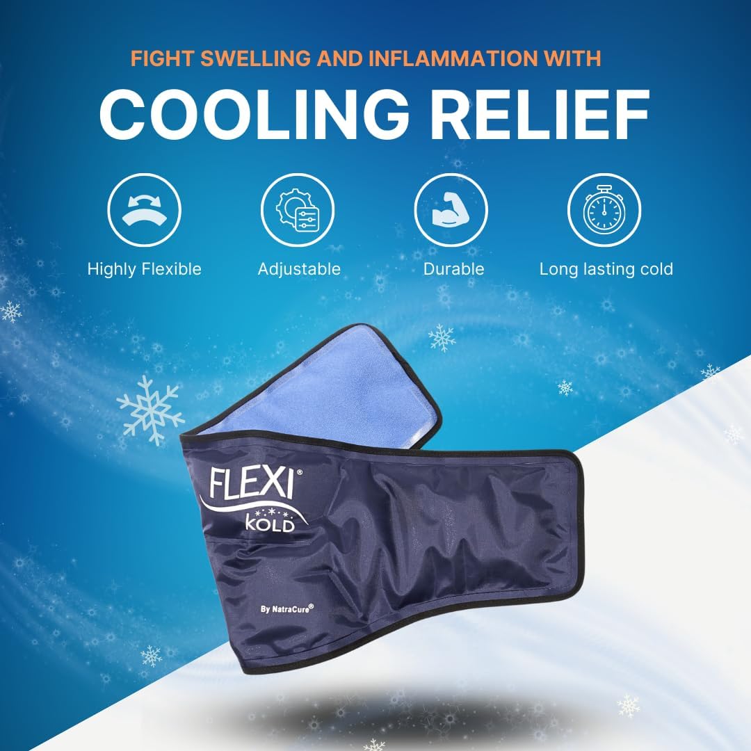 FlexiKold Neck Gel Cold Pack with Straps