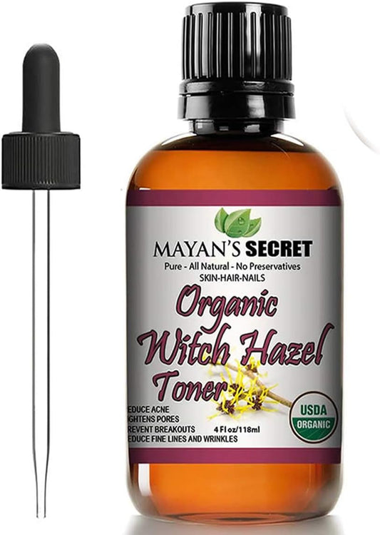 Mayan's Secret USDA Certified Organic Witch Hazel Toner