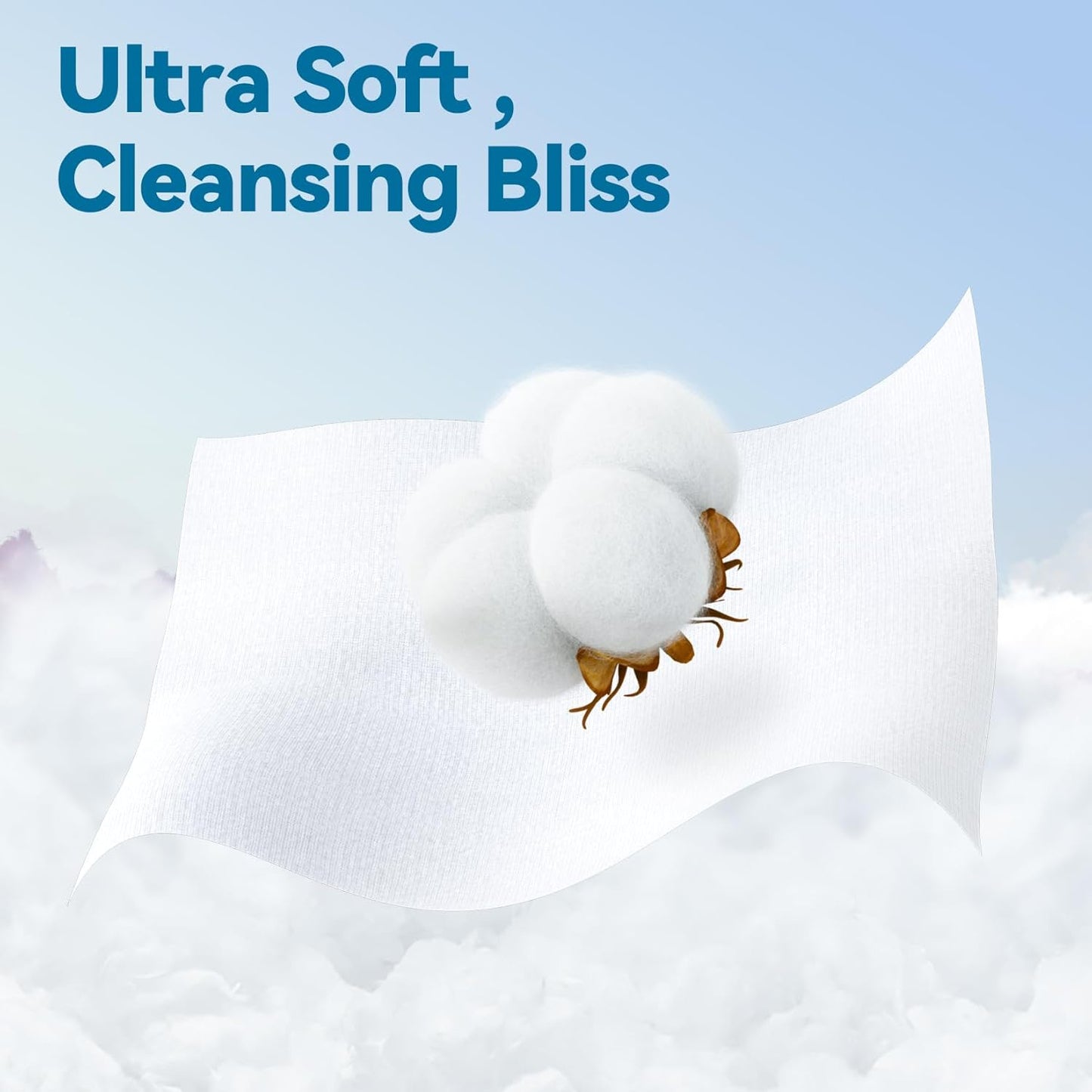 Winner Cotton Face Towels, 100% USDA Biobased Facial Towelettes, Disposable Face Towel XL, Odor-Free, Ultra Soft Makeup Remover Wipes for Sensitive Skin, Biodegradable, 100 Ct, 1 Pack