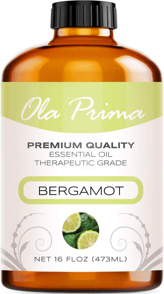 Ola Prima Oils 16oz - Bergamot Essential Oil - 16 Fluid Ounces