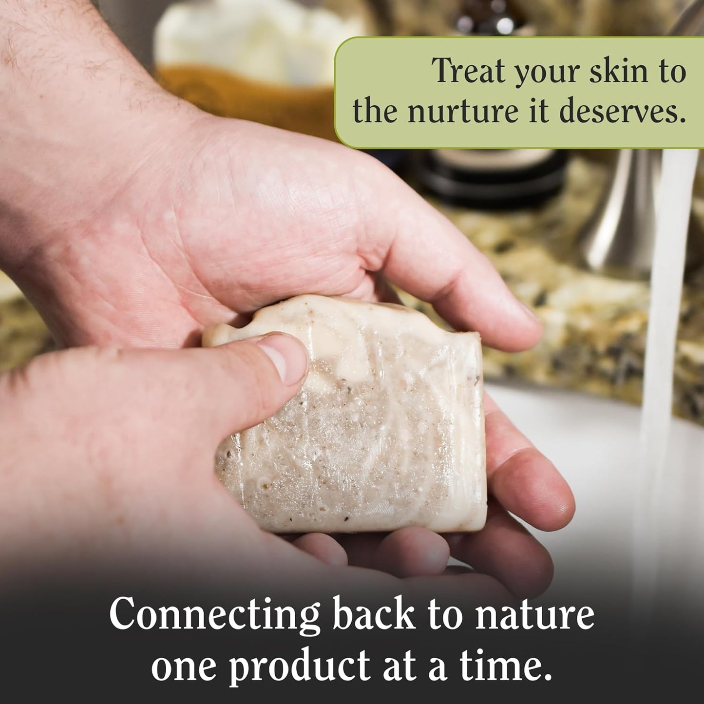 Compass Soap Petoskey Stone | Natural Bar Soap for Men | Soap Bars with Minimalist & Gentle Lather | Best Mens Bar Soap | Natural, Paraben & Phthalate Free Bath Soap for Men | 5 oz. Pack of 2