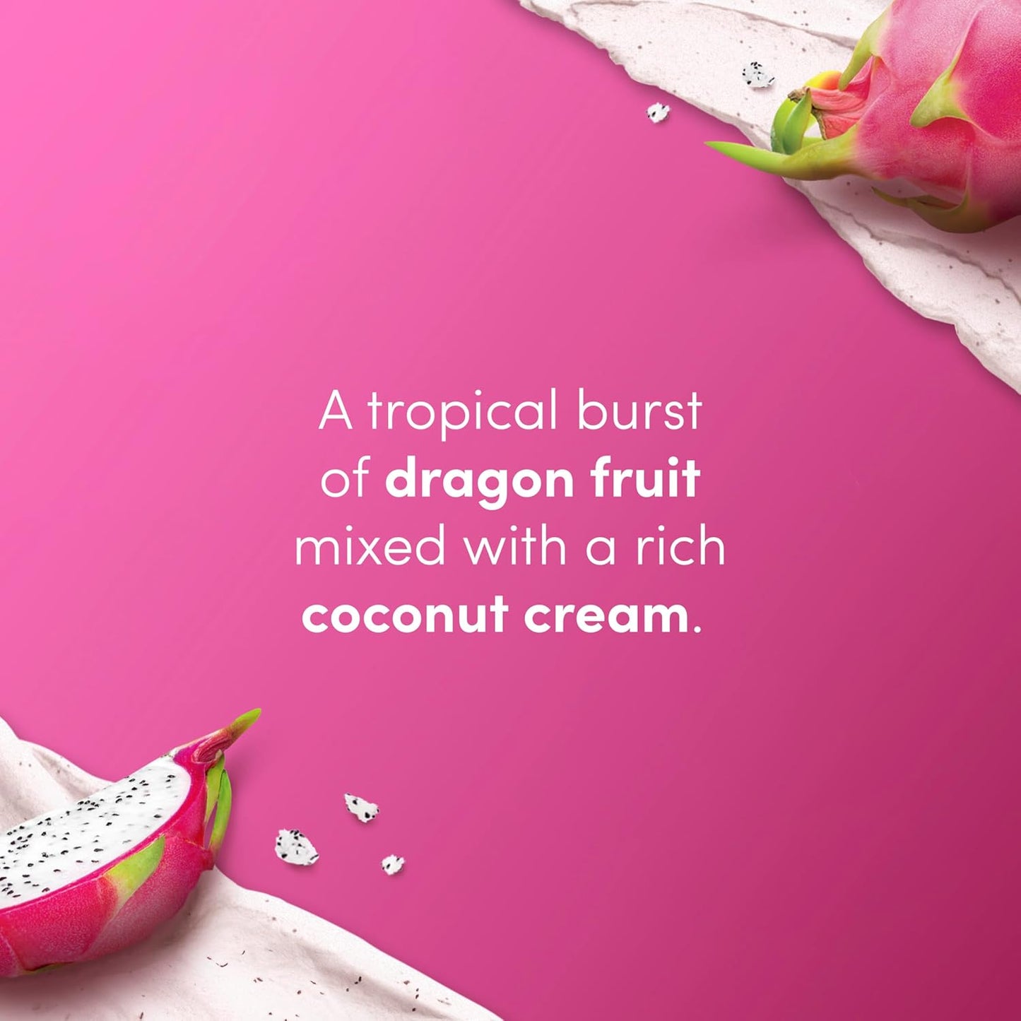 Dove Body Scrub Dragon Fruit & Coconut Cream Body Scrub Exfoliates and Deeply Nourishes for Smooth, Radiant Skin 15 oz