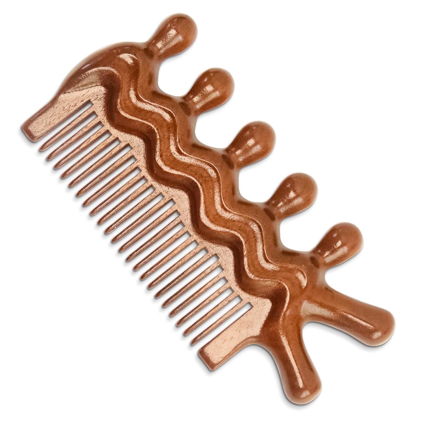 Wooden Scalp Comb, Pocket Fine Tooth Hair Combs for Women/Men, Natural Wooden Massage Comb (ProElite)