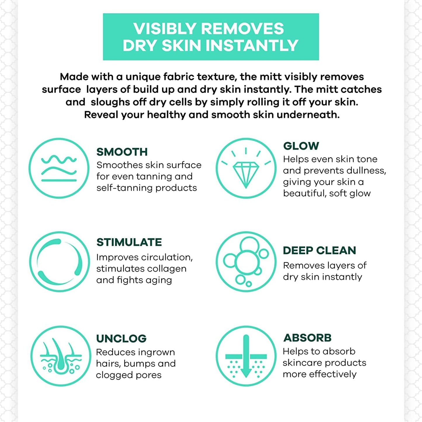 Dermasuri Deep Exfoliating Back Scrubber -Bath & Shower Back Scrub - Body Exfoliator Scraper Tool - Deep Exfoliation Body Cleaner for Shower, 27" Long, 8" Wide