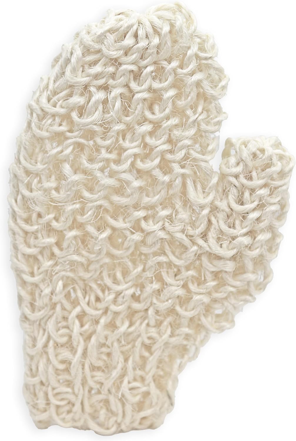 Sisal Body Exfoliator Glove 9", Natural Shower Mitt with Loofah Texture for Deep Cleansing, Dry Brushing, Smooth Skin, Salt, Kusamba by QUR