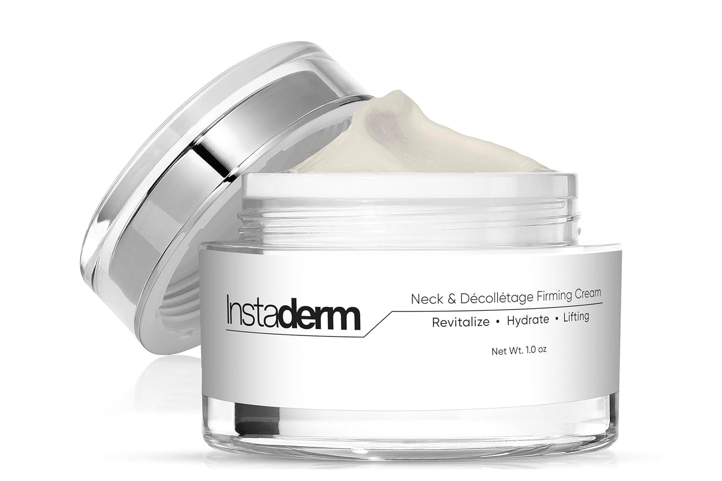 Neck and Décolleté Firming Cream – Tightening & Lifting Treatment for Crepey, Wrinkles, sagging Skin & Vertical Lines. Anti-Aging Peptide Formula to Boost Hydration & Collagen in the Skin.