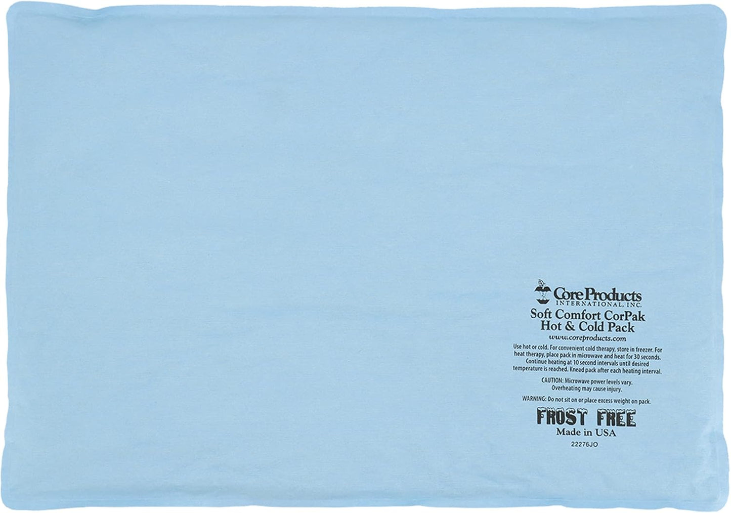 Core Products Soft Comfort CorPak – Reusable Hot & Cold Therapy Pack, Ice Pack for Injuries, No-Frost Compress for Muscle, Back & Joint Pain Relief – 12.5" x 18.5", Made in USA