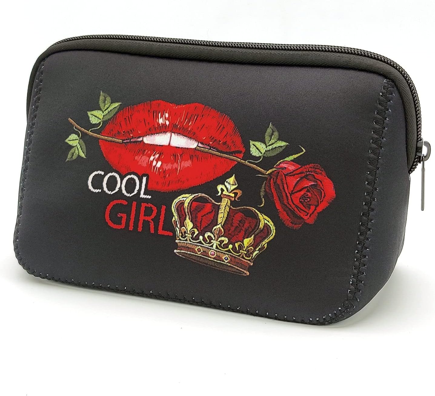 Cosmetic Bag Waterproof Neoprene Zipper Pouch Travel Portable Toiletry Makeup Bags Organizer Case for Women and Girls