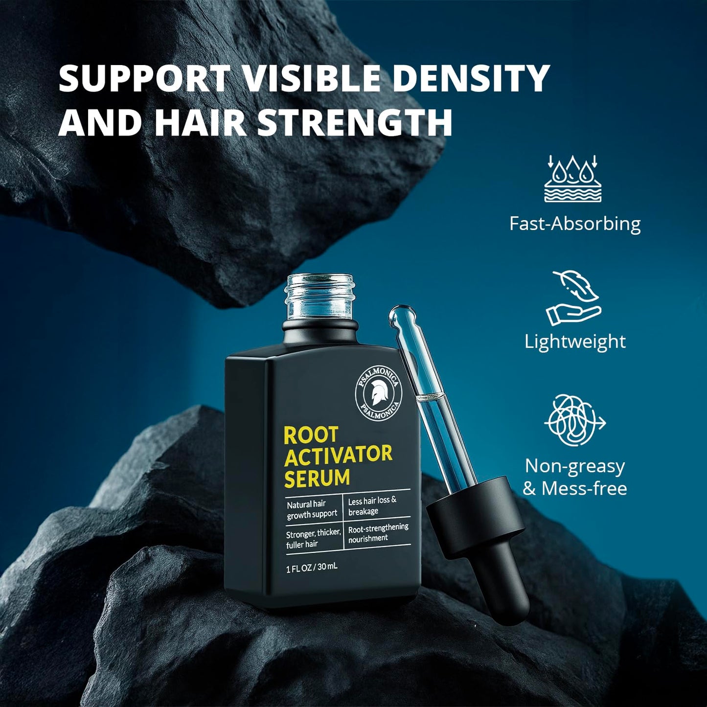 Hair Growth Serum: Root Activator Scalp Serum for Hair Loss and Regrowth Treatments – Natural Hair Oils for Hair Growth for Men Women (1 Fl Oz (Pack of 1))