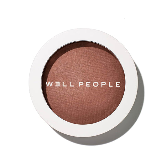 Well People Superpowder Bronzing Powder, Hydrating Baked Bronzing Powder For A Natural Glow, Semi-matte Finish, Vegan & Cruelty-free, Bronze