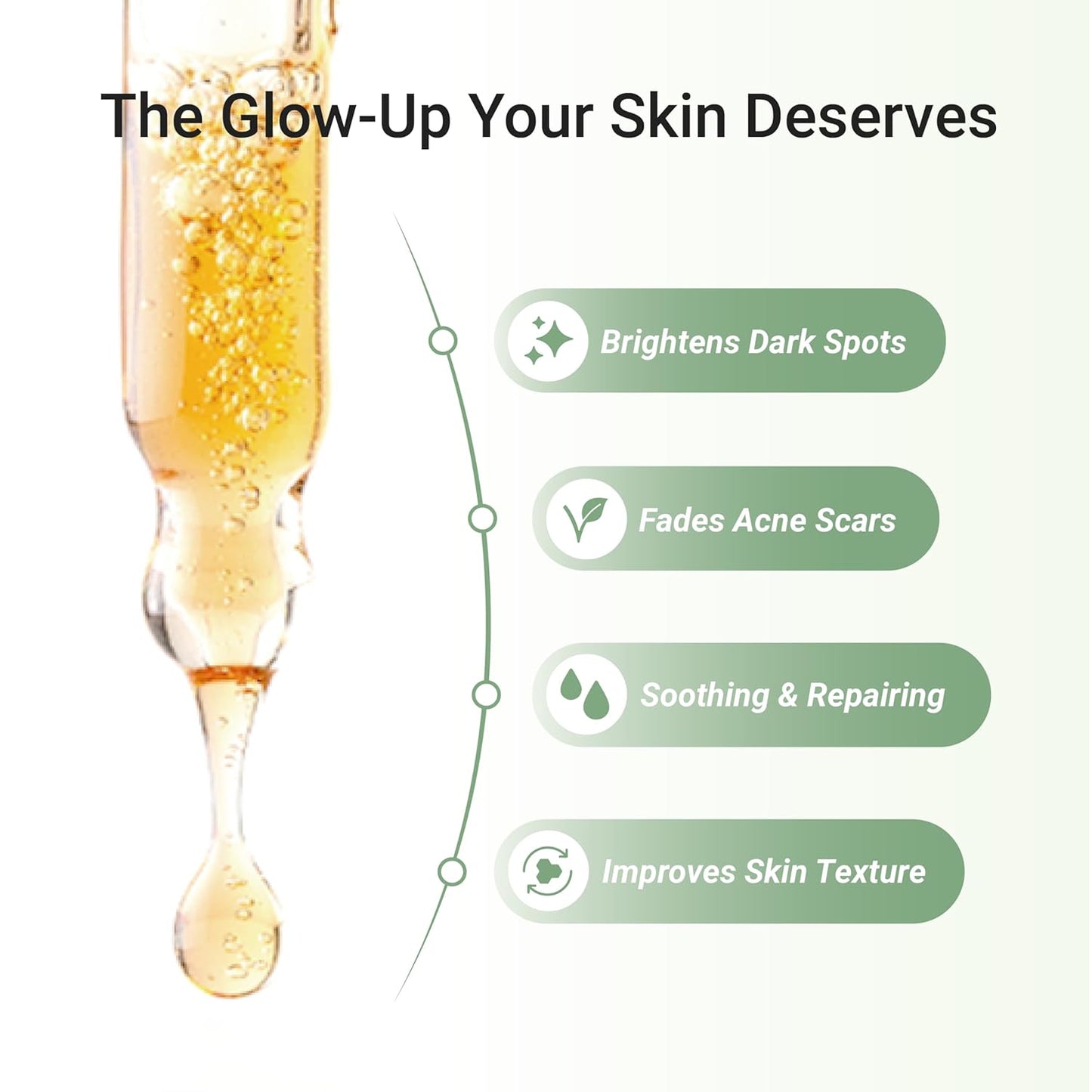 Meebak Korean Vitamin C Serum | Brightening Dark Spot Remover | Soothing Anti Aging & Skin Brightening w/Centella Asiatica, Panthenol, & Adenosine