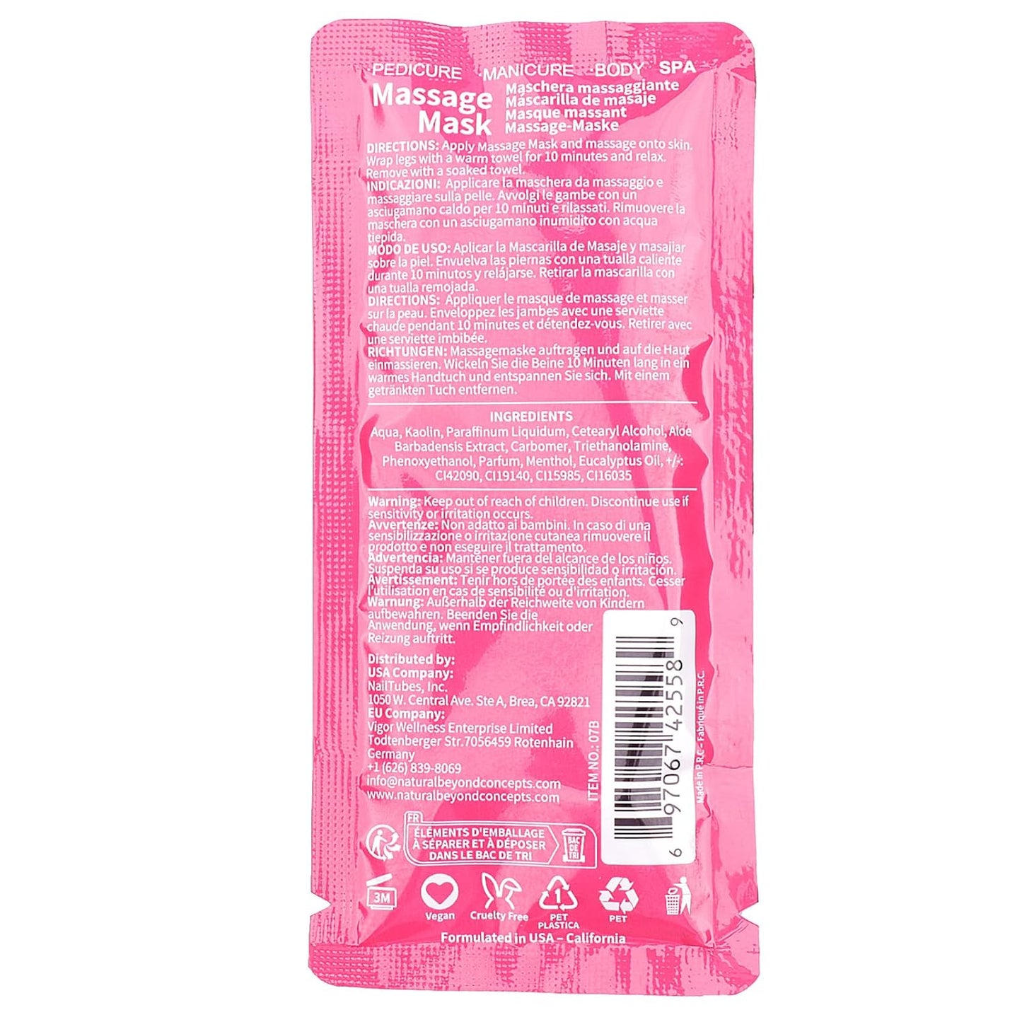 Pedicure Kit Foot Soak Set: Bubble Salt, Sugar Scrub, Massage Mask, Massage Lotion in a Box, 4 Step Foot Spa Kit for Dry Feet and Tired Feet（1 Set Rose