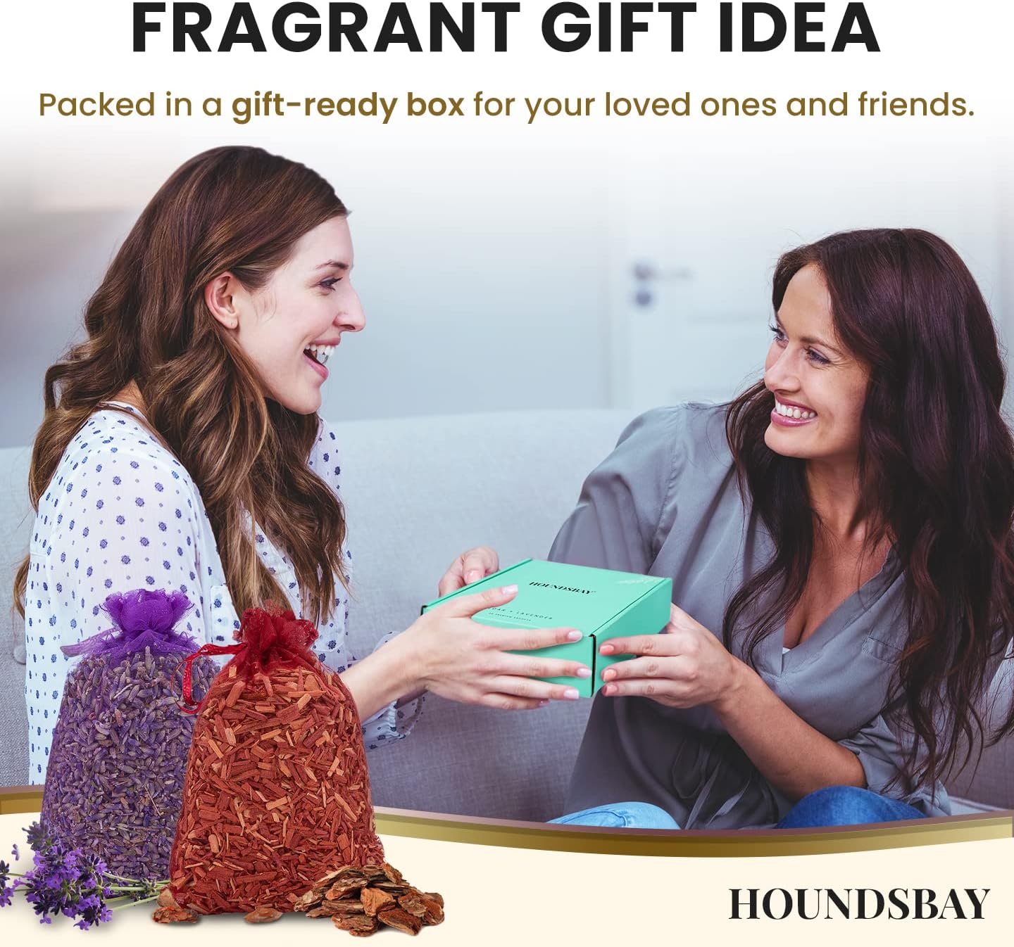 All-Natural Cedar and Lavender Sachet (20 Pack) with Hanger Hooks Included: 10 Lavender Sachets for Drawers and Closets, 10 Cedar Sachets Best Moth Repellent for Clothes