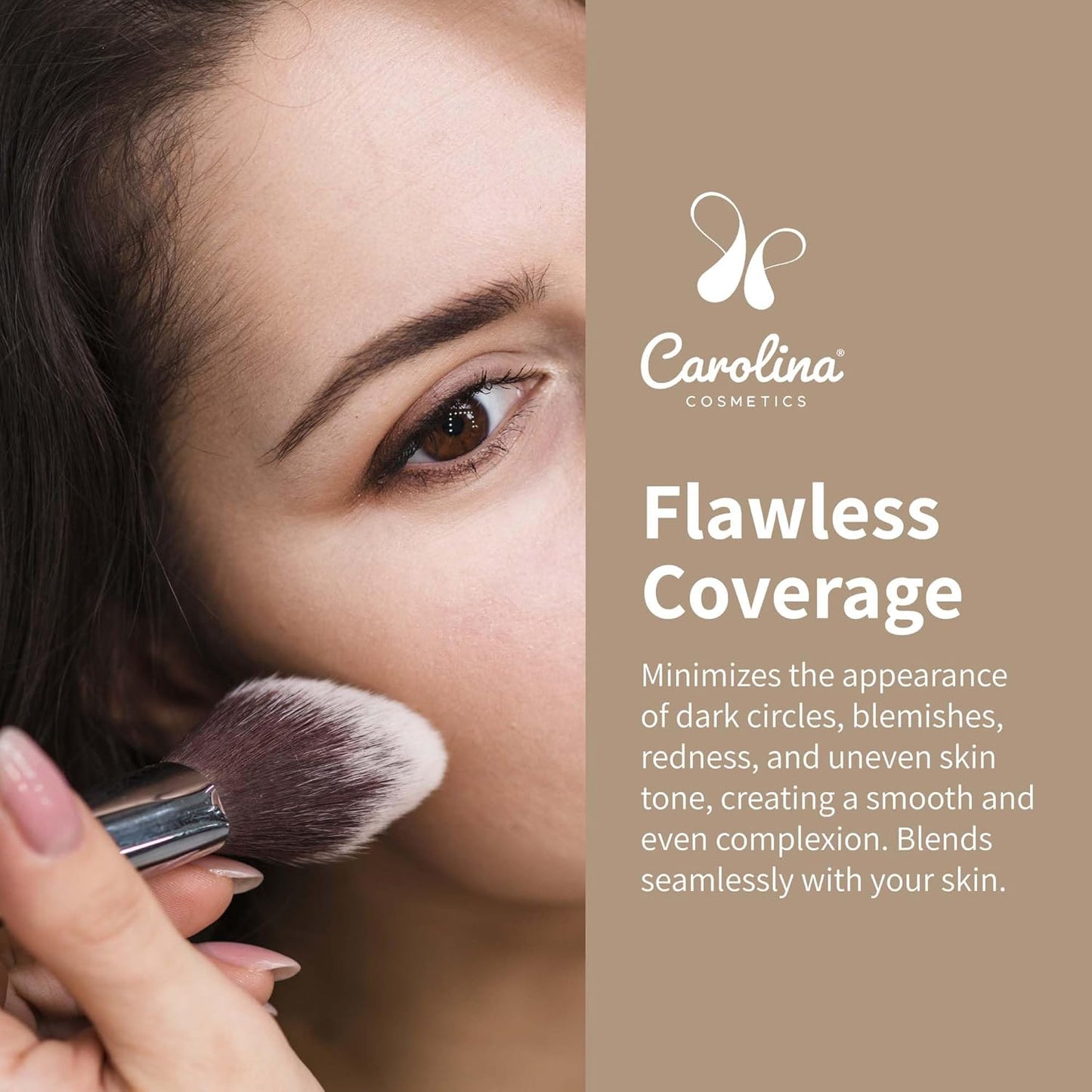 Candelilla Cream Concealer in Himalayan Color - Vegan, Non-GMO - Minimizes Dark Circles, Blemishes & Uneven Skin Tone - 0.11 oz