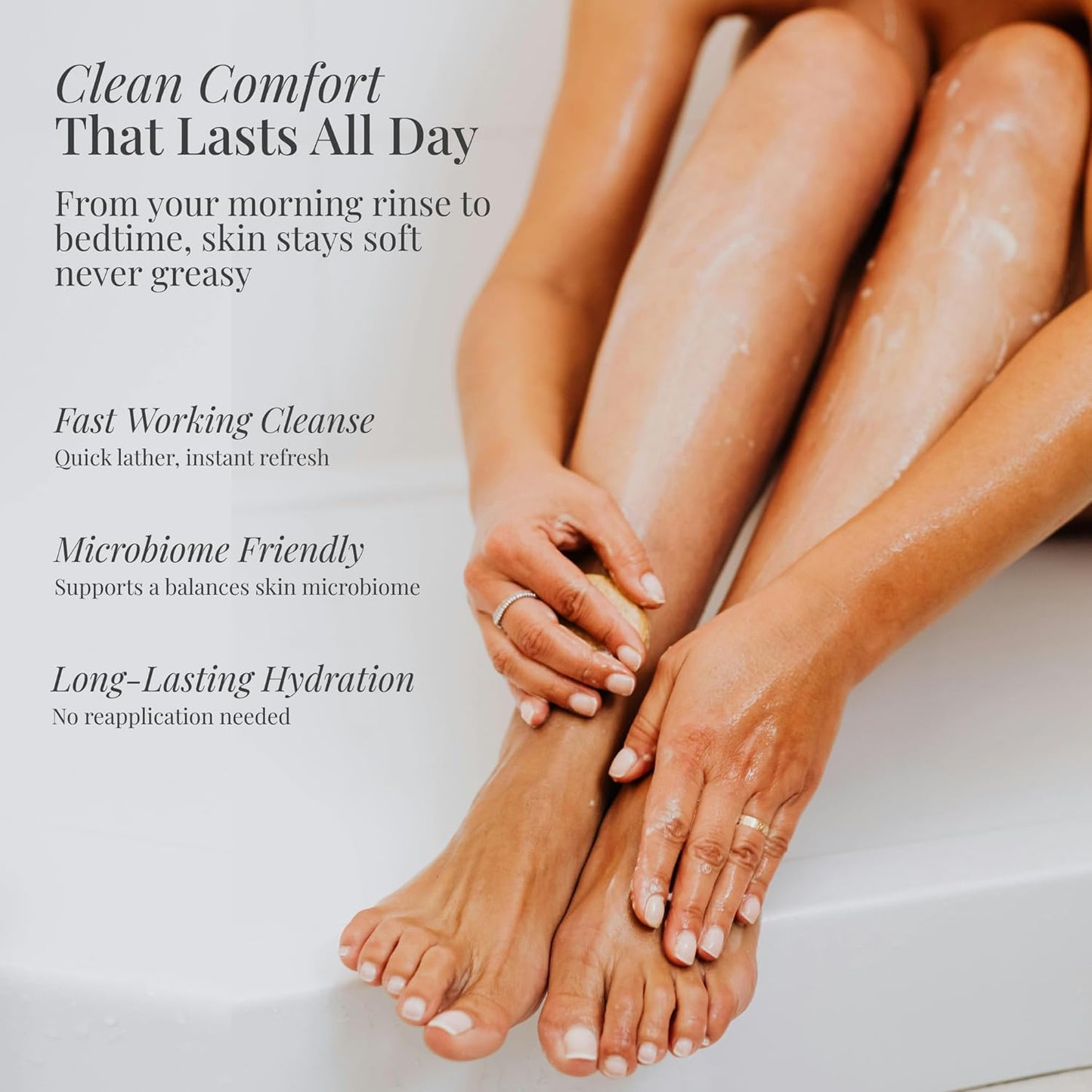 Sensitive Skin Bath & Body Wash – Sleepytime Lavender, Hypoallergenic & Dermatologist-Tested - Gentle, pH-Balanced Cleanser for Dry & Delicate Skin - Family-Friendly & Vegan (8 oz)