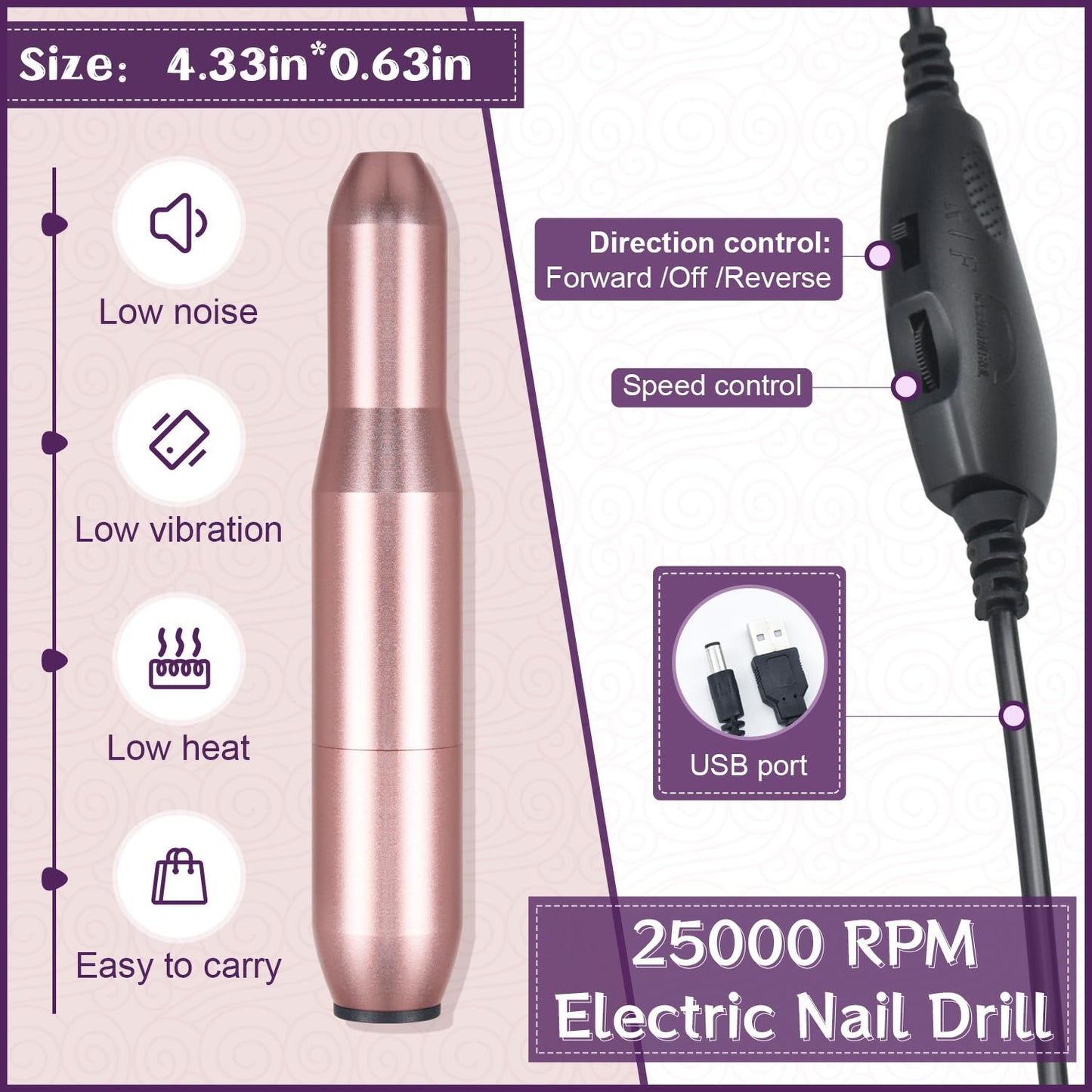 JODSONE 36 Pieces Gel Nail Polish Set U V Light Nail Drill Beginner Set Glossy Surface Easy To Apply Matte Texture All-In-One Manicure Kit