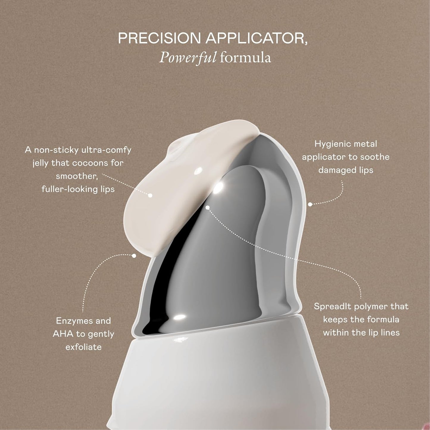 EADEM Le Chouchou Lip Softening Balm, Lip Gloss for Women, Lip Plumper & Lip Mask, Overnight Hydrating & Moisturizing Luxury Lip Balm, 0.5 oz, Butter Mochi