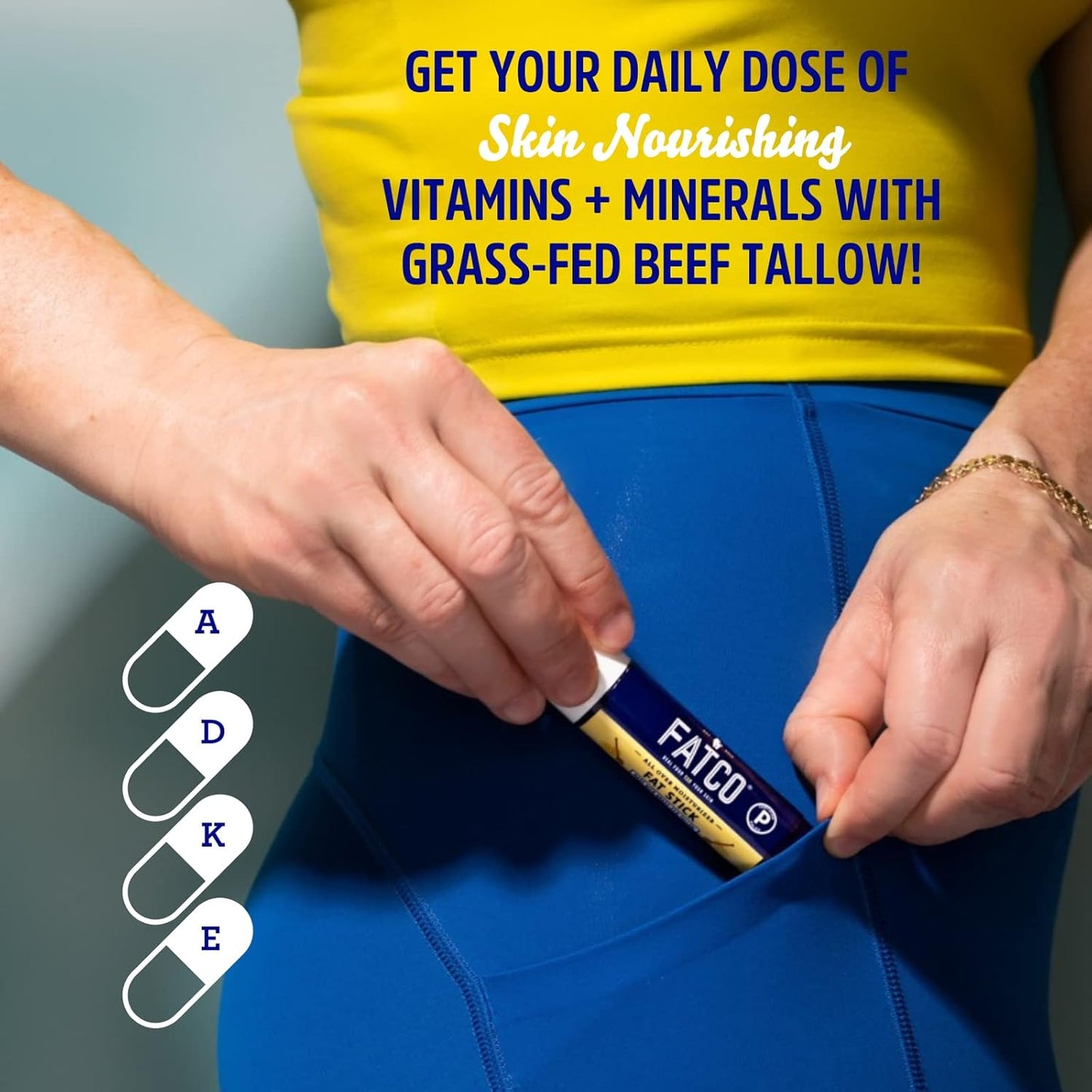 FATCO Fat Stick and All Purpose Moisturizing Stick for Dry Areas on your Face, Lips, and Body - Lemon + Honey (2-Pack)