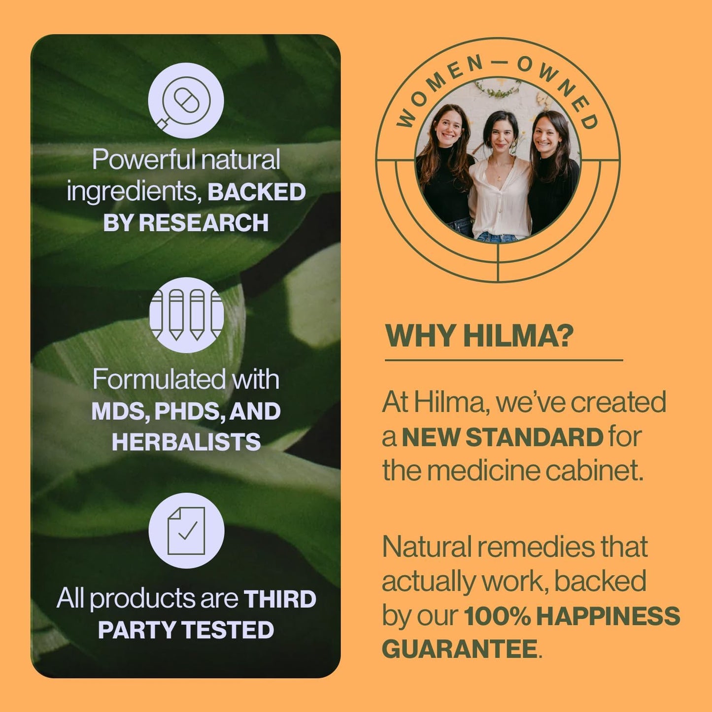 Hilma Digestive Enzymes for Women, Bloating Relief with Turmeric, Dandelion Root and Gluten Digestive Enzymes, Natural Gluten and Dairy Relief Pills, 60 Vegan Capsules