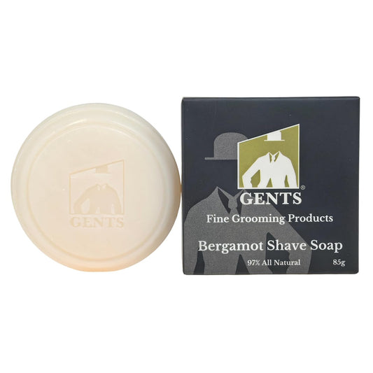 GBS Men's Shaving Soap 97% All Natural Enriched With Shea Butter and Glycerin, Creates Rich Lather Form (Bergamot)