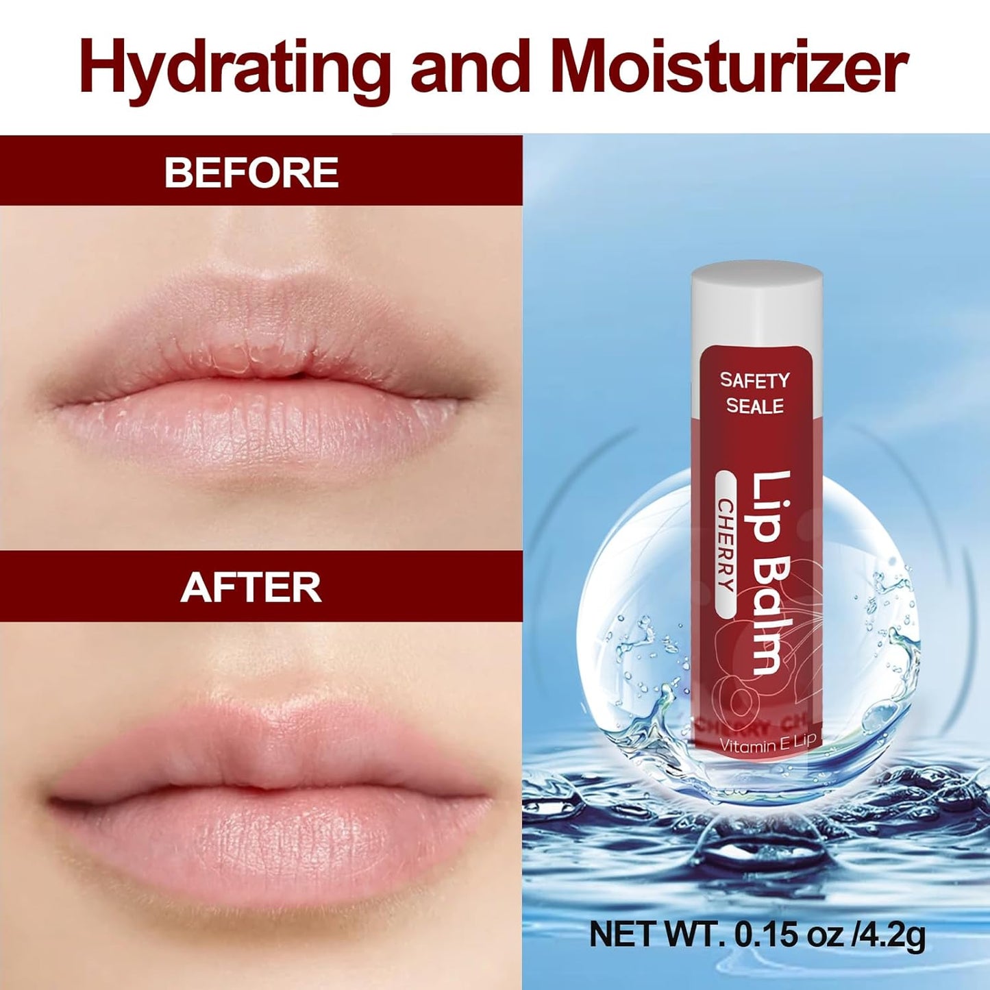 Yopela 130 Pack Natural Lip Balm Bulk with Vitamin E and Coconut Oil - Moisturizing, Soothing, and Repairing Dry and Chapped Lips - 13 Flavors Valentine's Gift - Non-GMO 0.15 Oz