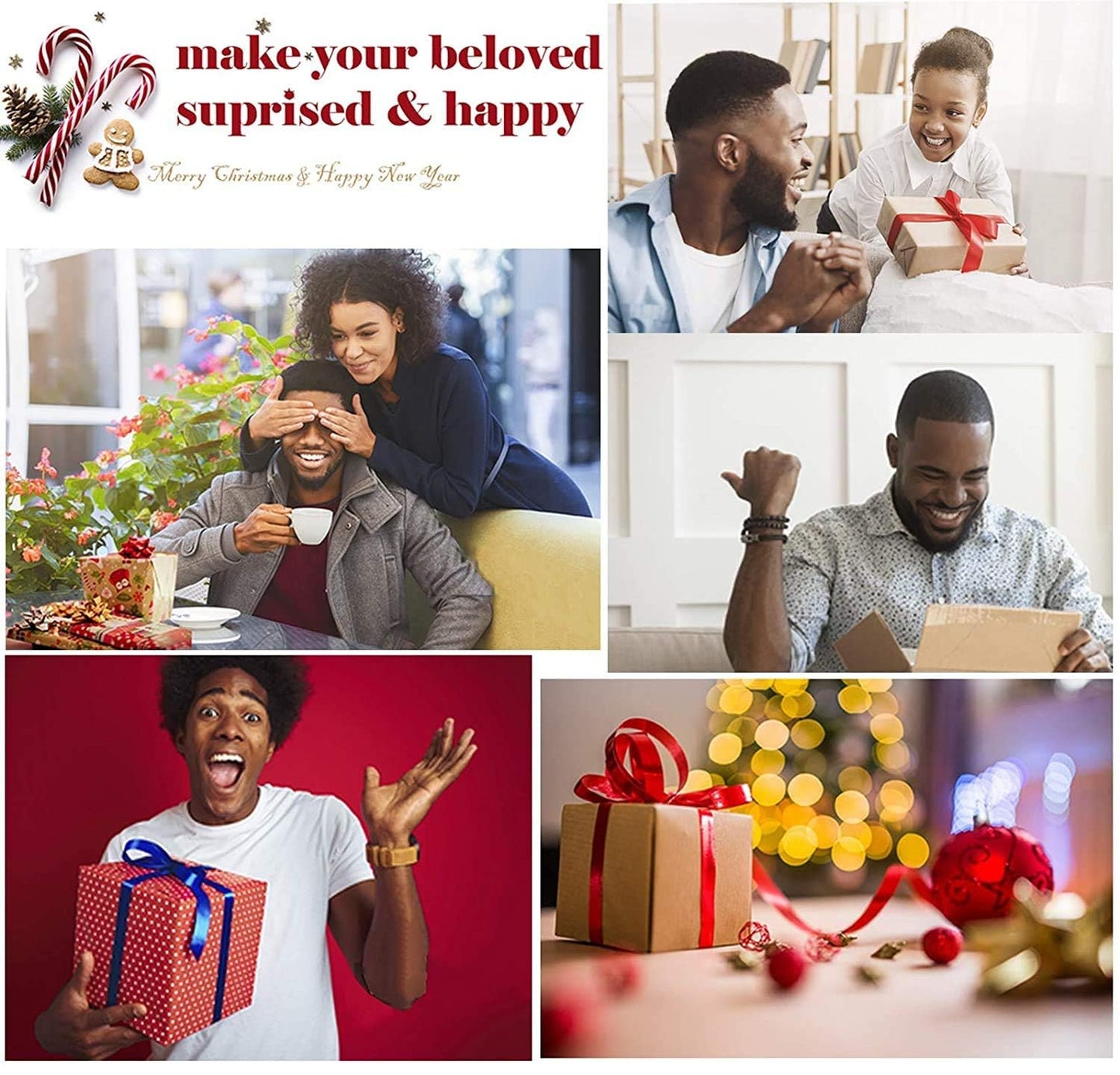 Fist Picks for Curly and Afro Hair, Plastic 6.5 inch Lift Picks for Women and Men, Rainbow Set (6 PCS)