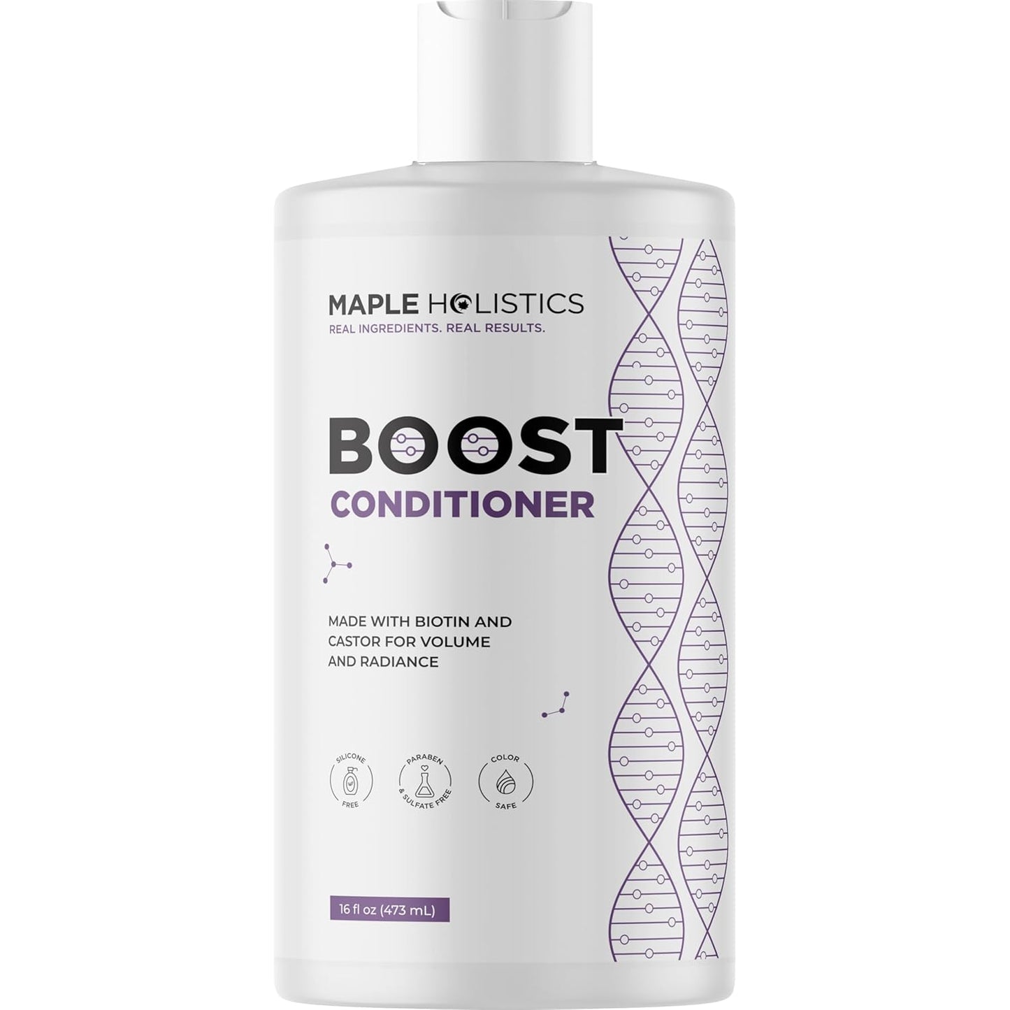 Boost Biotin Conditioner for Thinning Hair - Sulfate Free Biotin and Collagen Conditioner for Women & Men with Moisturizing and Volumizing Castor and Rosemary Oil for Fine Weak & Dull Hair (16 Fl Oz)
