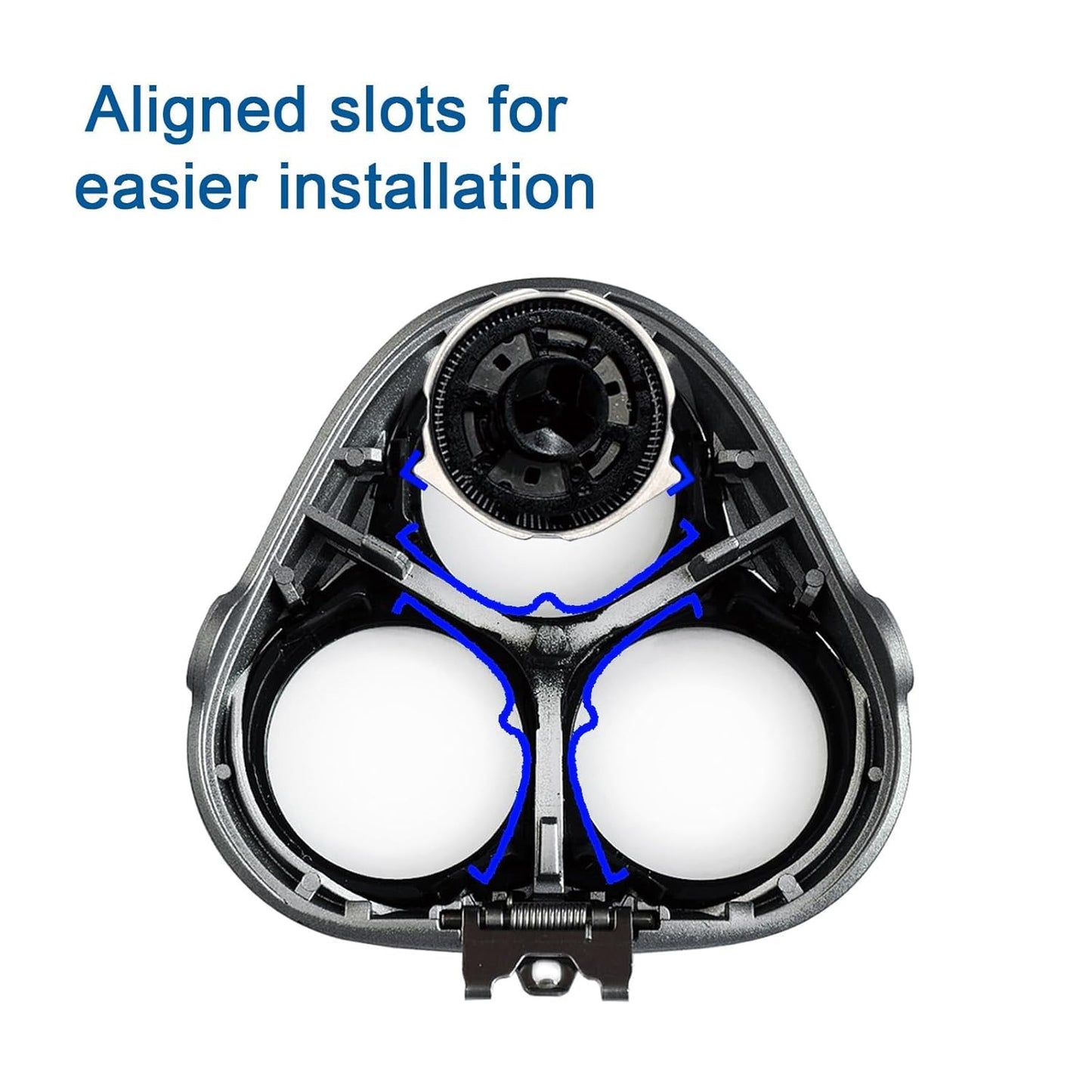 New Upgrade HQ8 Replacement Heads Compatible With Philips Norelco Aquatec Shavers, Razor Blades For PT720 AT880 AT810, HQ8 Blades 6-pc pack