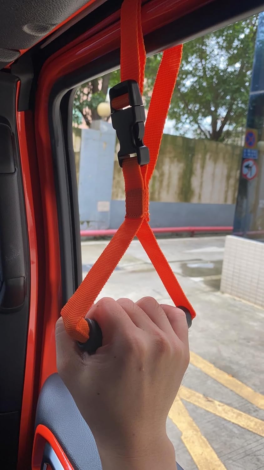 Bentolin Hand Handle Adjustable Standing Safety Red Handle Suitable for Elderly and Assistance- Disability Help (2-Pack