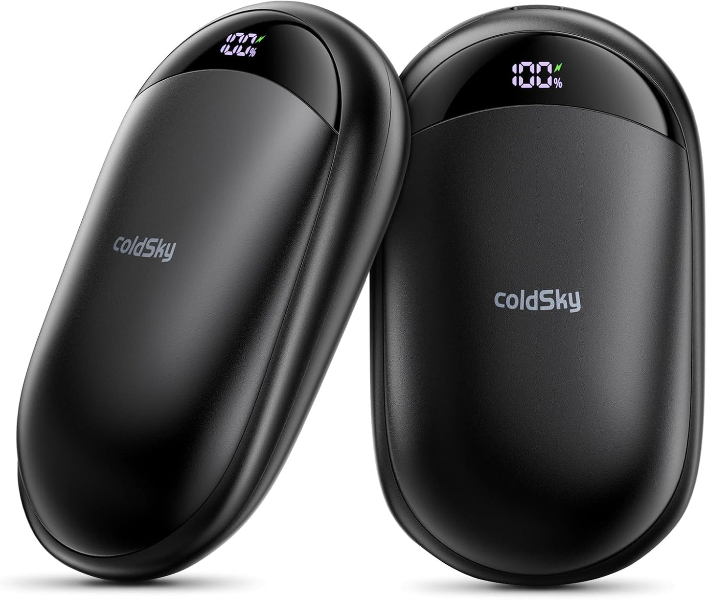 Hand Warmers Rechargeable 2 Pack Magnetic Electric Hand Warmer with Digital Display, Portable Pocket Hand Warmer, for Men Women, Outdoors, Games, Camping, Hunting