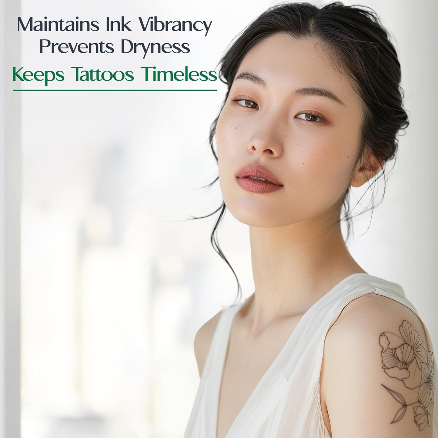 Tattoo Aftercare Moisturizer – Daily Hydrating Lotion with Clean Ingredients, Gentle Care for Tattooed Skin, 3.4 oz Tube