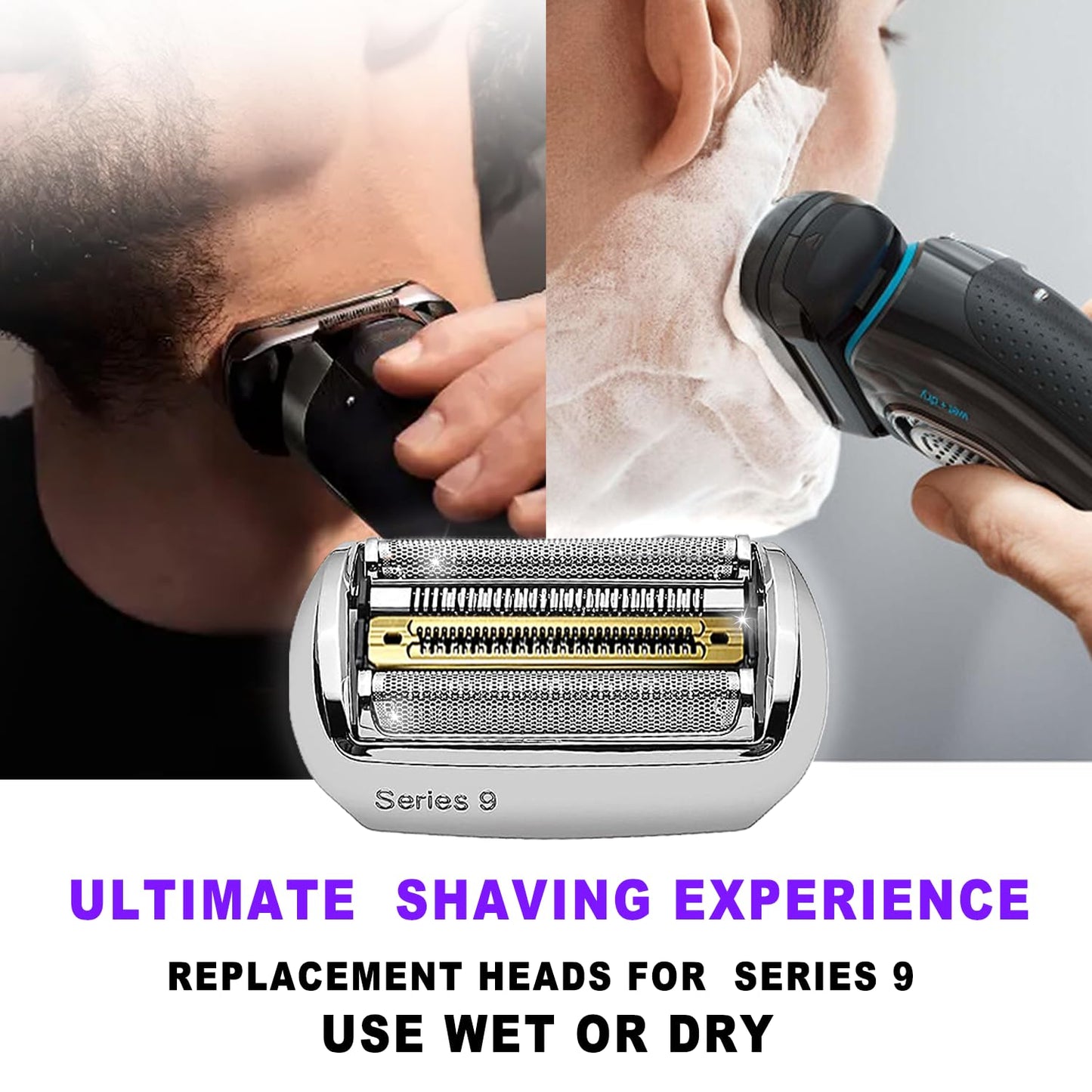 NEW Series 9 92S Braun Electric Shaver Replacement Head for Men Razor Shaving Blades Compatible with 92S Braun Replacement Electric Shaver Heads 9290cc 9291cc 9370cc 9293s 9385cc 9390cc 9330s 9296cc