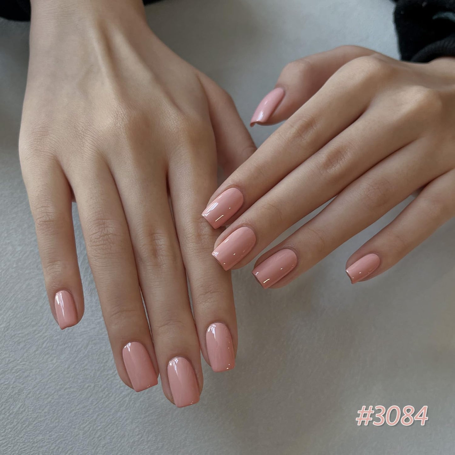 GAOY Macaron Nail Gel Polish Set Including Peach Pink Nude Shades, Sweet Minimalist Creamy Colors, Opaque Long Lasting Gel for Home & Salon Manicure