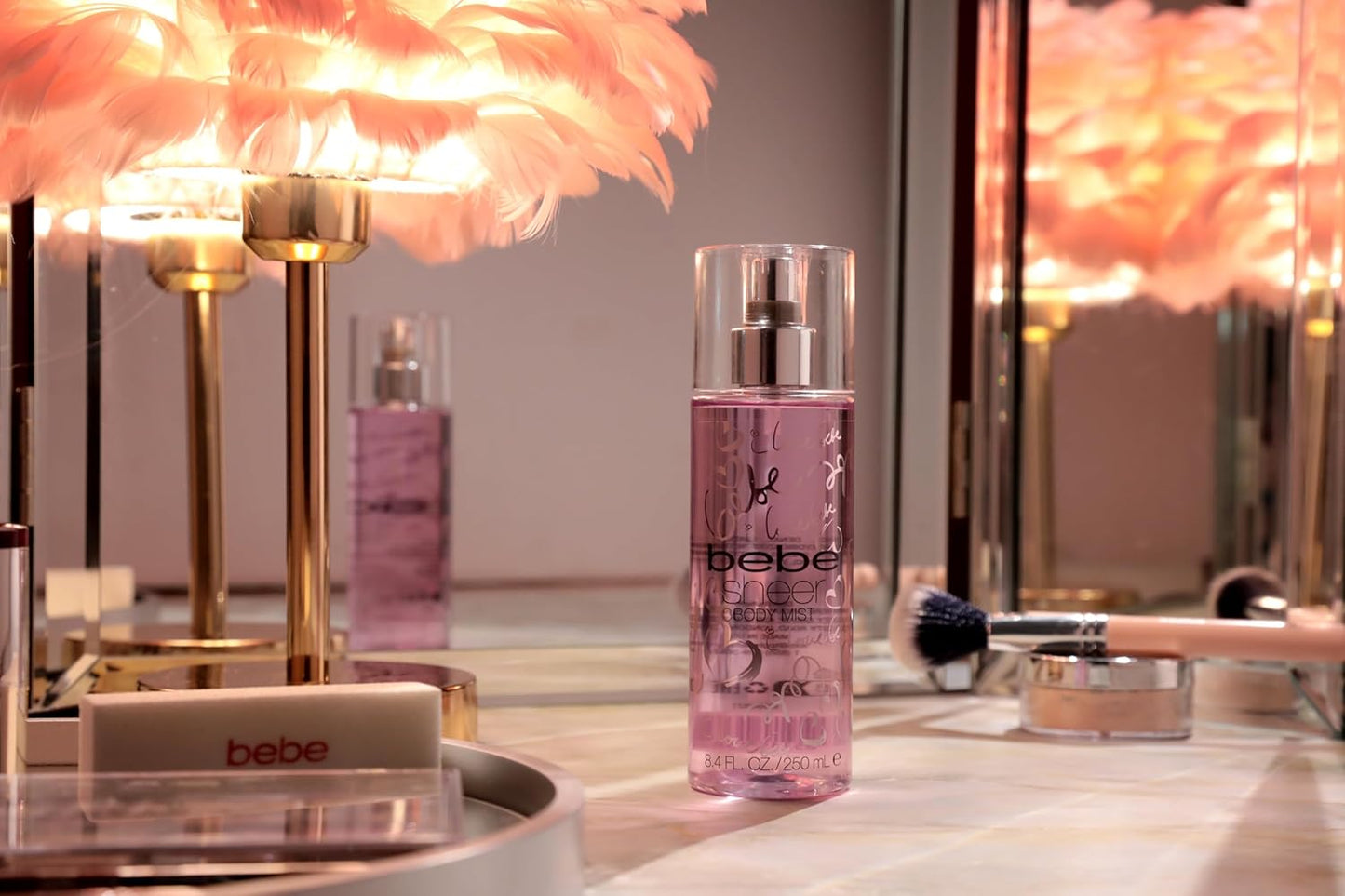 Bebe Sheer Body Mist - Body Spray for Women - Sensual and Flirtatious Women's Fragrance with Citrus Cocktail, Pink Peony, and Sandalwood Notes - 8.4 oz Pack of 2