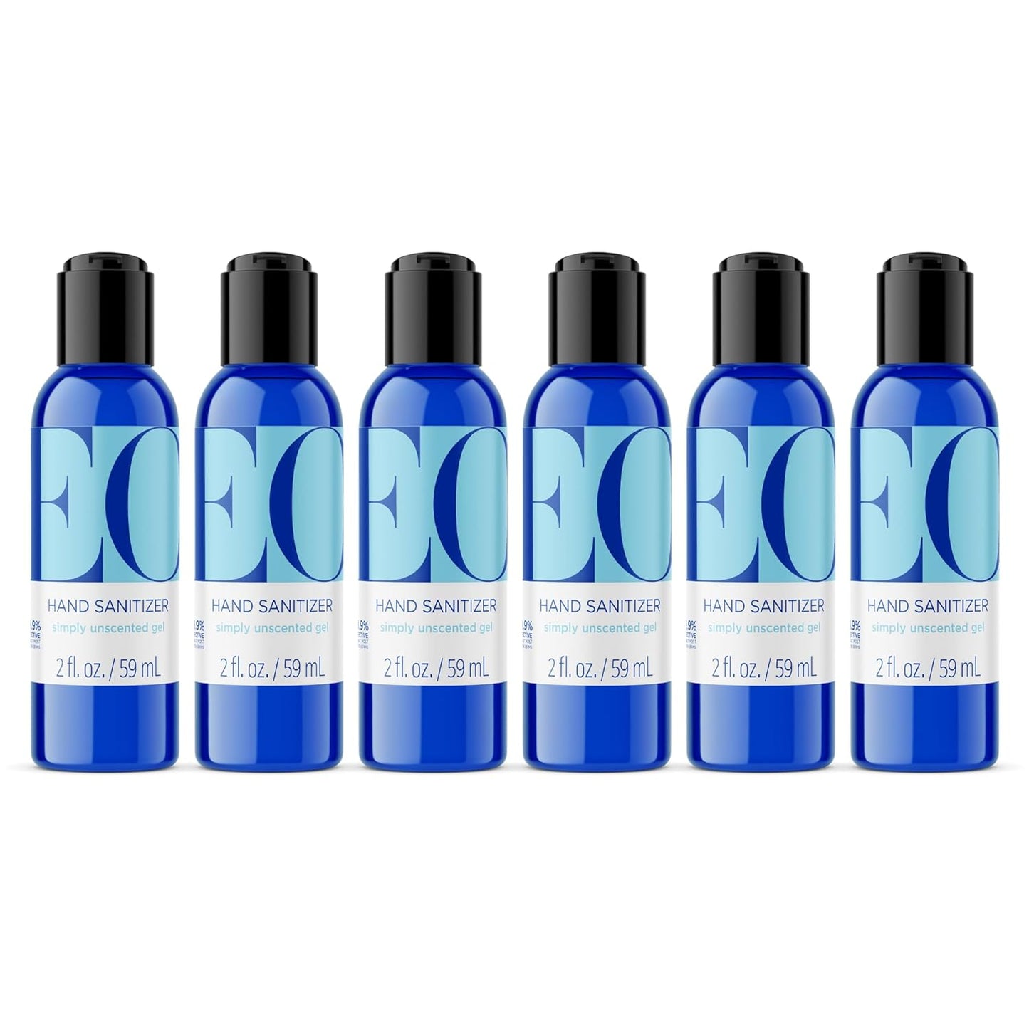 EO Hand Sanitizer, 2 Ounce (Pack of 6), Unscented, Travel size