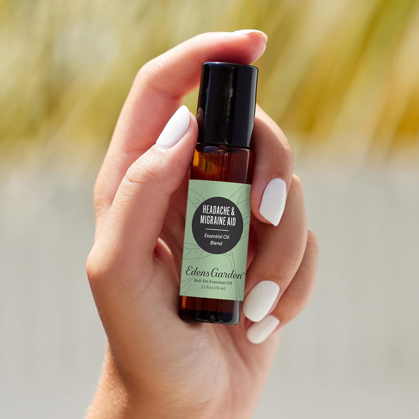 Edens Garden Headache & Migraine Aid Essential Oil Roll-On Blend- 100% Pure Premium Grade, Natural, Therapeutic, Aromatherapy, Kid & Skin Safe, The Best for Tension Pre-Diluted 10 ml (.33 fl oz)