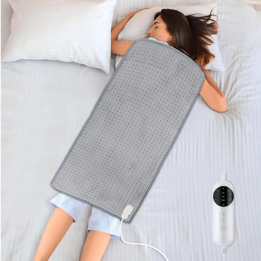 Heating Pads Large 17x33 Electric Heating Pad for Period Cramps Neck and Shoulders and Back Moist Dry Heat Auto Shut Off XL Heat Pad Birthday Gifts for Women Men Dad Mom - Portable Full Body Hot Pads
