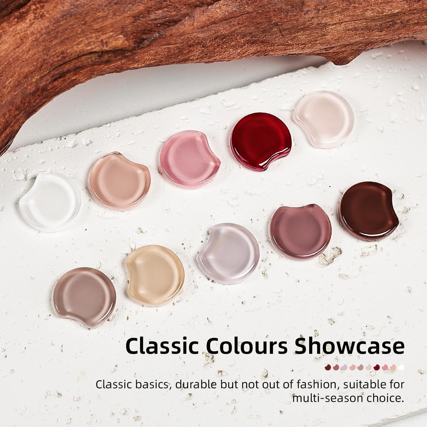 JODSONE 10 Colors Gel Nail Polish Set with Base Coat & Top Coat White Pink Purple and Red Gel Polish for All Seasons Women's Holiday Gift