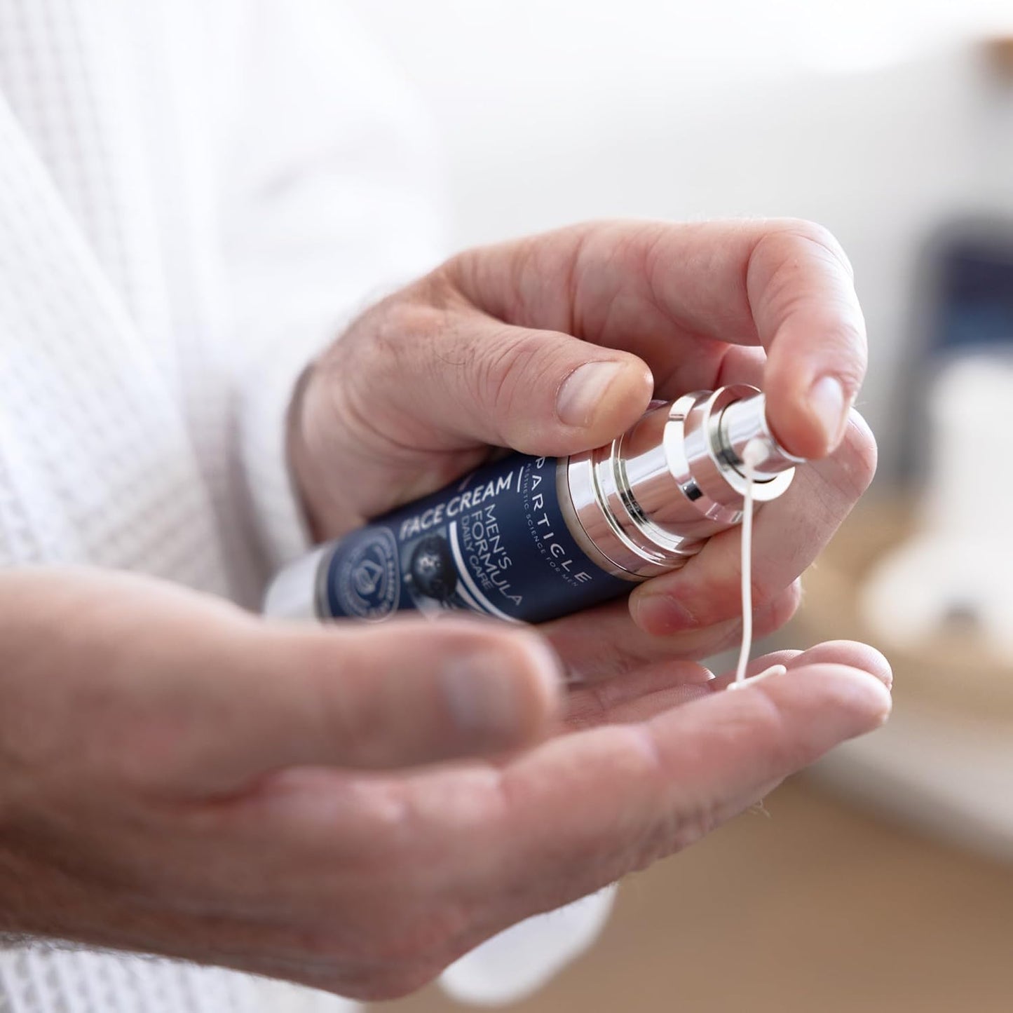 Particle 6-in-1 Face Cream for Men, Men’s Daily Hydrating Moisturizer with Vitamin C, Jojoba Oil, Vitamin E & Hyaluronic Acid, Skin Care Routine, Healthy Skin Support, Pack of 2, 1.7 FL OZ