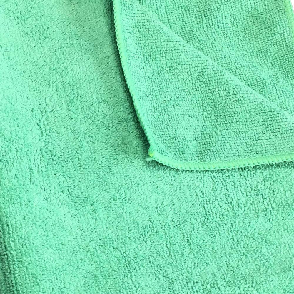 Arkwright Microfiber Gym Towel - Bulk Case of 180 - Super Soft, Quick Dry Workout Sweat Towels, 300 GSM Lightweight & Absorbent for Sports, Working Out, Yoga, and Spa, 16 x 27 in, Green