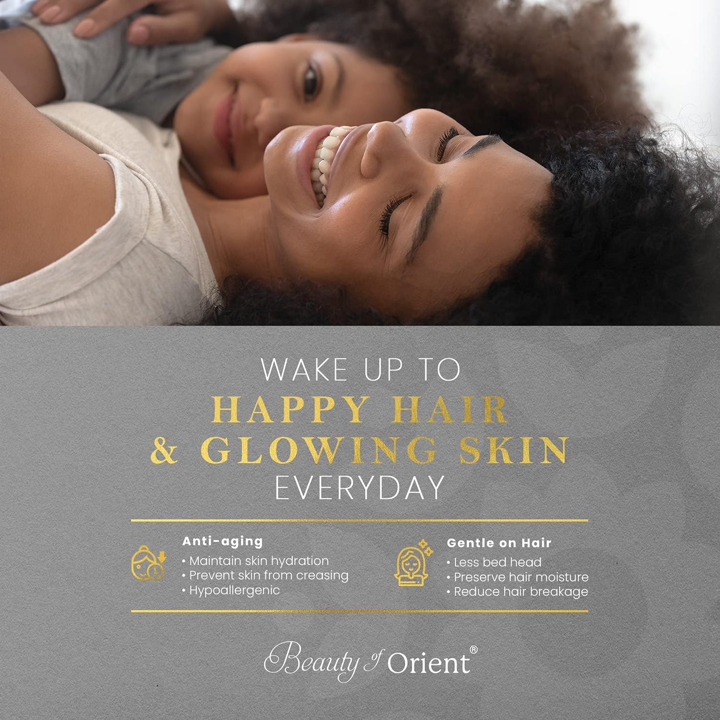 25 Momme Premium Mulberry Silk Pillowcase for Hair and Skin | Handcrafted Hypoallergenic & Anti-Acne Silk Pillow Cases with Zipper | Queen - 20" x 30", Frosty Blue