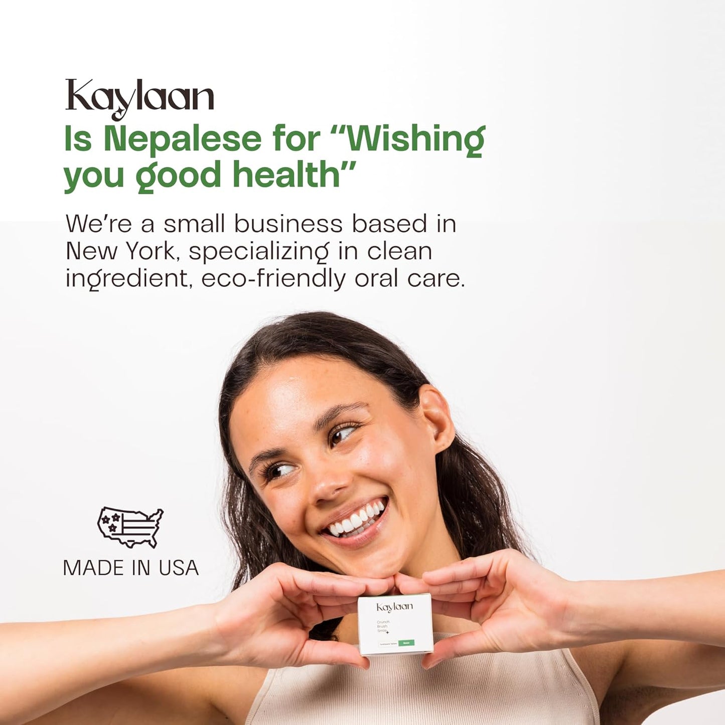 Toothpaste Tablets with Fluoride & Xylitol | Whitening, Sensitivity Relief & Enamel Remineralization | Chewable, Plastic-Free, Travel-Friendly - Mint, 180 Count (2 x 90), Made in USA