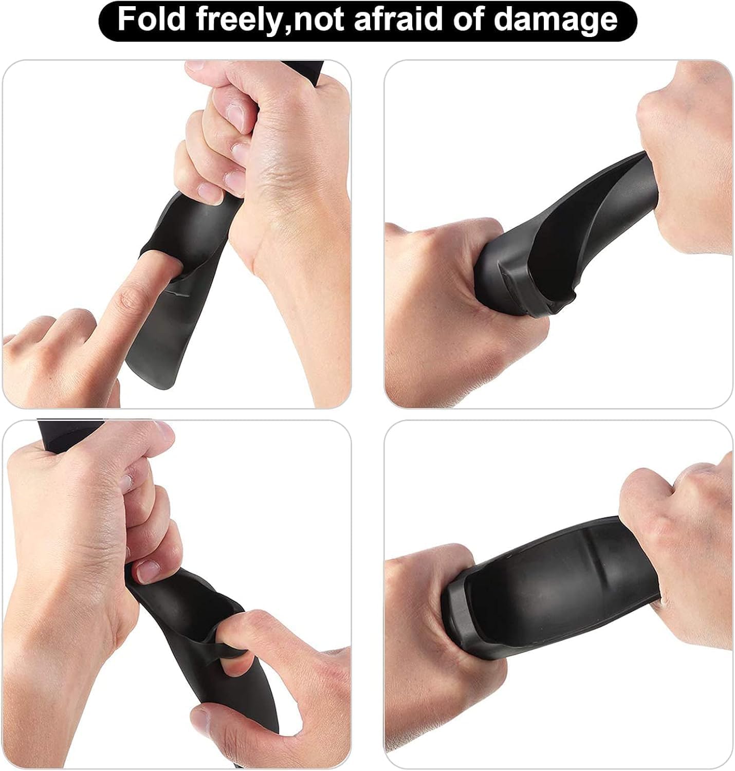 LinMei 3PCS Silicone Razor Travel Case Compatible with Gillette, Parker, Merkur Razor