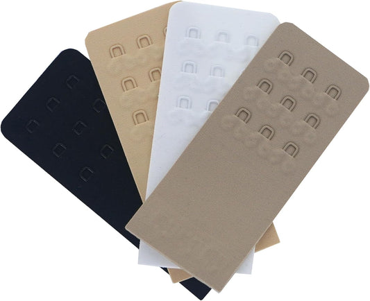 SAMGU Women's Soft Bra Extender 2 Hook / 3 Hooks / 4 Hooks Seamless Comfortable Bra Strap Extender Extension